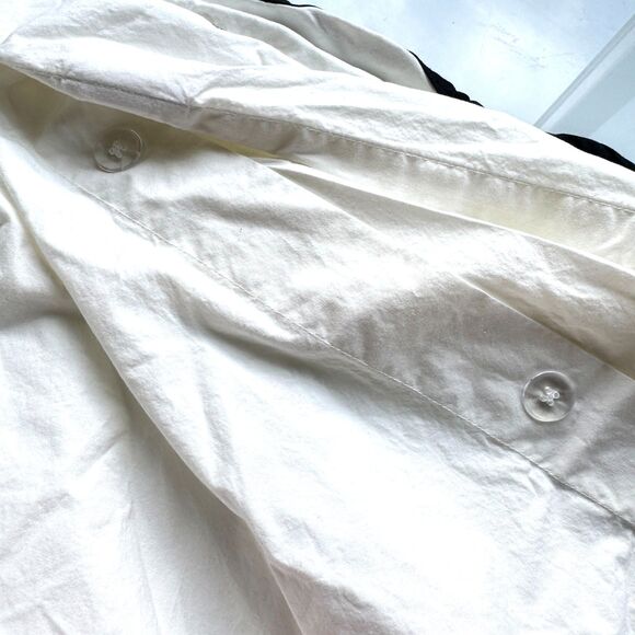 Pottery Barn Teen Emily & Meritt The Scallop TWIN Duvet Cover + Sham - Read - Picture 6 of 15